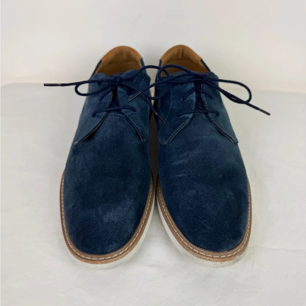 Florsheim Highland Plain Toe Navy Suede Oxford